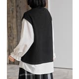 ワッフルハイネックベストレイヤー風プルオーバー | rps | 詳細画像17 