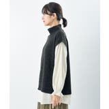 ワッフルハイネックベストレイヤー風プルオーバー | rps | 詳細画像20 