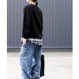 チェックシャツレイヤー風プルオーバー | rps | 詳細画像12 