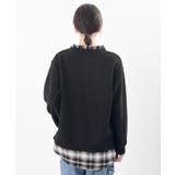 チェックシャツレイヤー風プルオーバー | rps | 詳細画像19 