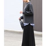 チェックシャツレイヤー風プルオーバー | rps | 詳細画像3 