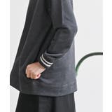 ラインニットリブ使い裏毛プルオーバー | rps | 詳細画像9