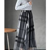 チュールチェックプリントギャザースカート | rps | 詳細画像12 