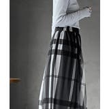 チュールチェックプリントギャザースカート | rps | 詳細画像16 