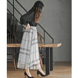 チュールチェックプリントギャザースカート | rps | 詳細画像5 