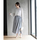 ベルト付き楊柳ギャザースカート | rps | 詳細画像19 