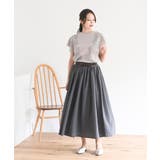 ベルト付き楊柳ギャザースカート | rps | 詳細画像2 