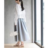 ベルト付き楊柳ギャザースカート | rps | 詳細画像20 