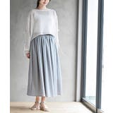 ベルト付き楊柳ギャザースカート | rps | 詳細画像22 