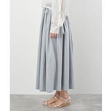 ベルト付き楊柳ギャザースカート | rps | 詳細画像27 