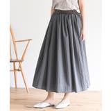 ベルト付き楊柳ギャザースカート | rps | 詳細画像7 