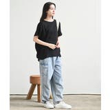 接触冷感ＵＳＡコットン裾タック半袖Ｔ | rps | 詳細画像18 