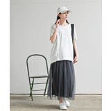 接触冷感ＵＳＡコットン裾タック半袖Ｔ | rps | 詳細画像2 