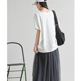 接触冷感ＵＳＡコットン裾タック半袖Ｔ | rps | 詳細画像4 