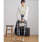 チェック柄ガーゼバルーンスカート | rps | 詳細画像10 