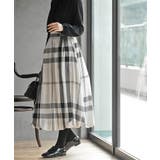 チェック柄ガーゼバルーンスカート | rps | 詳細画像12 