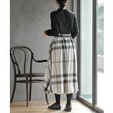 チェック柄ガーゼバルーンスカート | rps | 詳細画像13 