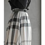 チェック柄ガーゼバルーンスカート | rps | 詳細画像16 