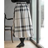 チェック柄ガーゼバルーンスカート | rps | 詳細画像17 