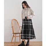 チェック柄ガーゼバルーンスカート | rps | 詳細画像21 