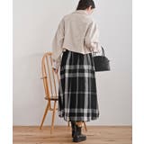 チェック柄ガーゼバルーンスカート | rps | 詳細画像23 