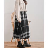 チェック柄ガーゼバルーンスカート | rps | 詳細画像24 