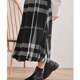 チェック柄ガーゼバルーンスカート | rps | 詳細画像26 