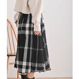 チェック柄ガーゼバルーンスカート | rps | 詳細画像28 