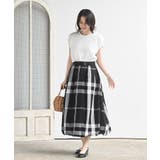 チェック柄ガーゼバルーンスカート | rps | 詳細画像29 