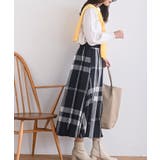 チェック柄ガーゼバルーンスカート | rps | 詳細画像3 