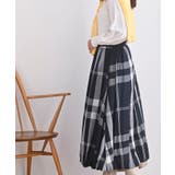 チェック柄ガーゼバルーンスカート | rps | 詳細画像5 