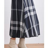 チェック柄ガーゼバルーンスカート | rps | 詳細画像6 