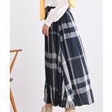 チェック柄ガーゼバルーンスカート | rps | 詳細画像8 