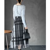 ラメ混リブ配色メローカットソー | rps | 詳細画像12 