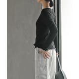 ラメ混リブ配色メローカットソー | rps | 詳細画像20 