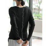 ラメ混リブ配色メローカットソー | rps | 詳細画像24 