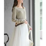 ラメ混リブ配色メローカットソー | rps | 詳細画像26 