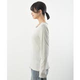 ラメ混リブ配色メローカットソー | rps | 詳細画像34 