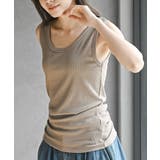 モカ | 前後2WAYテレコリブタンクトップ | rps