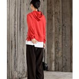 裏毛×布帛レイヤー風パーカー | rps | 詳細画像31 