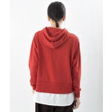 裏毛×布帛レイヤー風パーカー | rps | 詳細画像40 