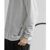 裏毛×布帛レイヤー風パーカー | rps | 詳細画像9 