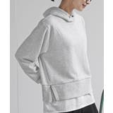 オートミール | 裏毛×布帛レイヤー風パーカー | rps