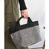 ブラック | 起毛チェックミニトートＢＡＧ | rps