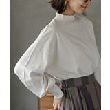 アイボリー | ボリュームスリーブリブハイネックロンＴ | rps