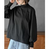 ブラック | ボリュームスリーブリブハイネックロンＴ | rps