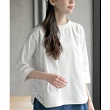 オフホワイト | クルーネックラグランワイド7分袖T | rps