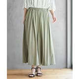 カーキ | 接触冷感ツータックワイドパンツ | rps