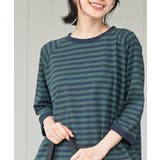 リブ切替7分袖ボーダーT | rps | 詳細画像22