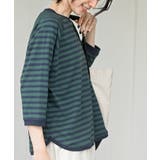 リブ切替7分袖ボーダーT | rps | 詳細画像23